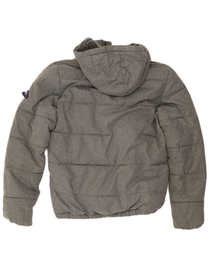 Superdry Herren Kapuzenjacke UIK 38 mittelgraues Polyester