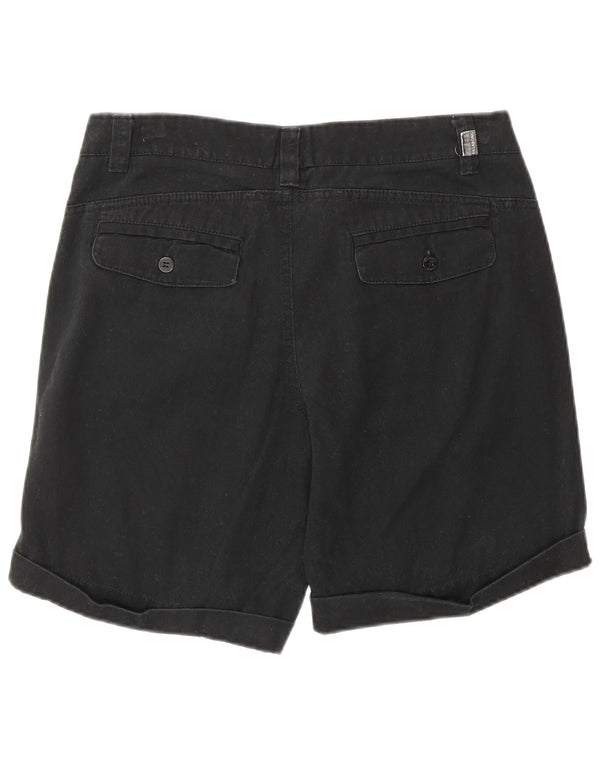 Billabong Damen Chinoshorts UK 10 Small W30 Schwarze Baumwolle