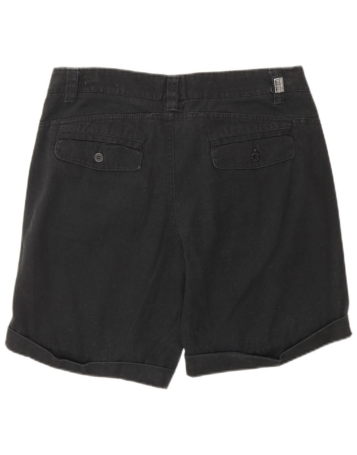 Billabong Damen Chinoshorts UK 10 Small W30 Schwarze Baumwolle