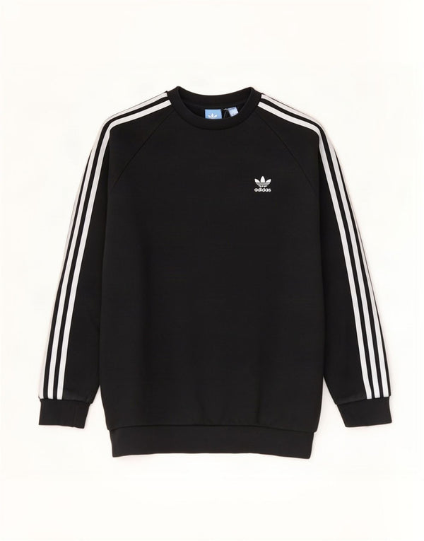 Adidas Herren Sweatshirt Pullover Medium Schwarz Baumwolle