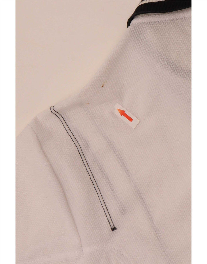 AUSTRALIAN L'ALPINA Herren-Poloshirt mit Reißverschluss, IT 50, mittelweißes Polyester