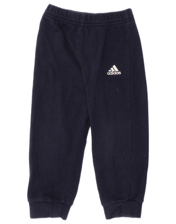 ADIDAS Baby-Jungen-Jogger-Trainingshose, 18–24 Monate, marineblaue Baumwolle
