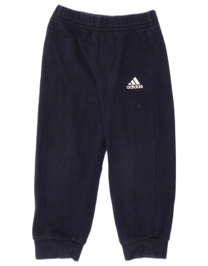 ADIDAS Baby-Jungen-Jogger-Trainingshose, 18–24 Monate, marineblaue Baumwolle
