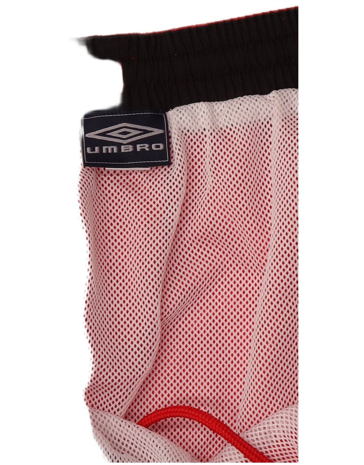 Umbro Herren Graphic Sport Shorts 2XL Rot Polyester