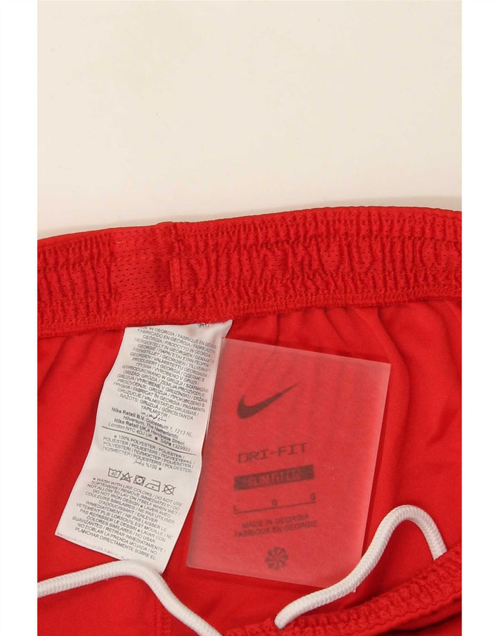 Nike Herren Dri Fit Slim Sportshorts, großes rotes Polyester