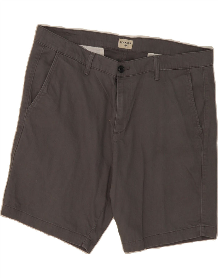 DOCKERS Mens Chino Shorts W38 XL Grey Cotton Vintage Dockers and Second-Hand Dockers from Messina Hembry 