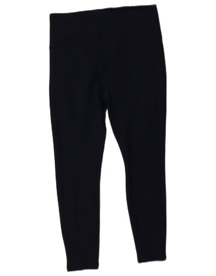 Marks & Spencer Damen Crop Leggings UK 12 Medium Marineblau Viskose