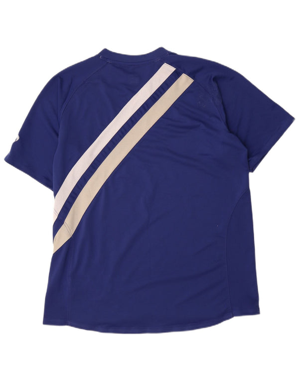 Nike Herren T-Shirt Top Large Blau Colourblock