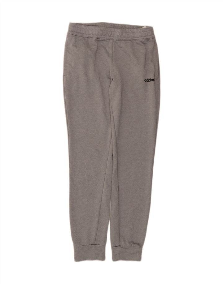 Adidas Damen Trainingshose Jogger UK 8/10 Small Grau Polyester