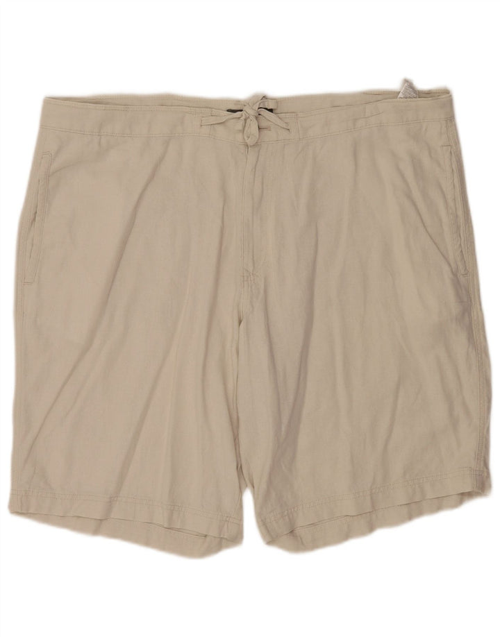 Marks & Spencer Herren Chinoshorts W42 2XL Beige Flachs