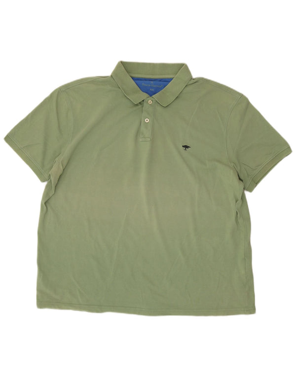 Fynch Hatton Herren Poloshirt 2XL Grüne Baumwolle