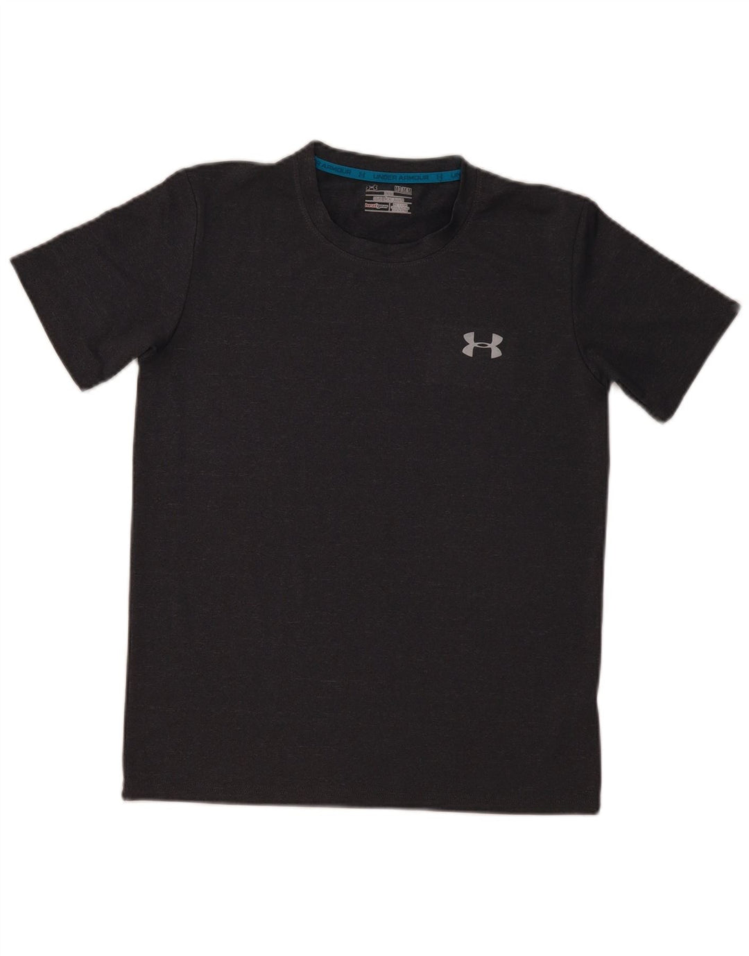 UNDER ARMOUR Herren Heat Gear T-Shirt Top Mittelgraues Polyester