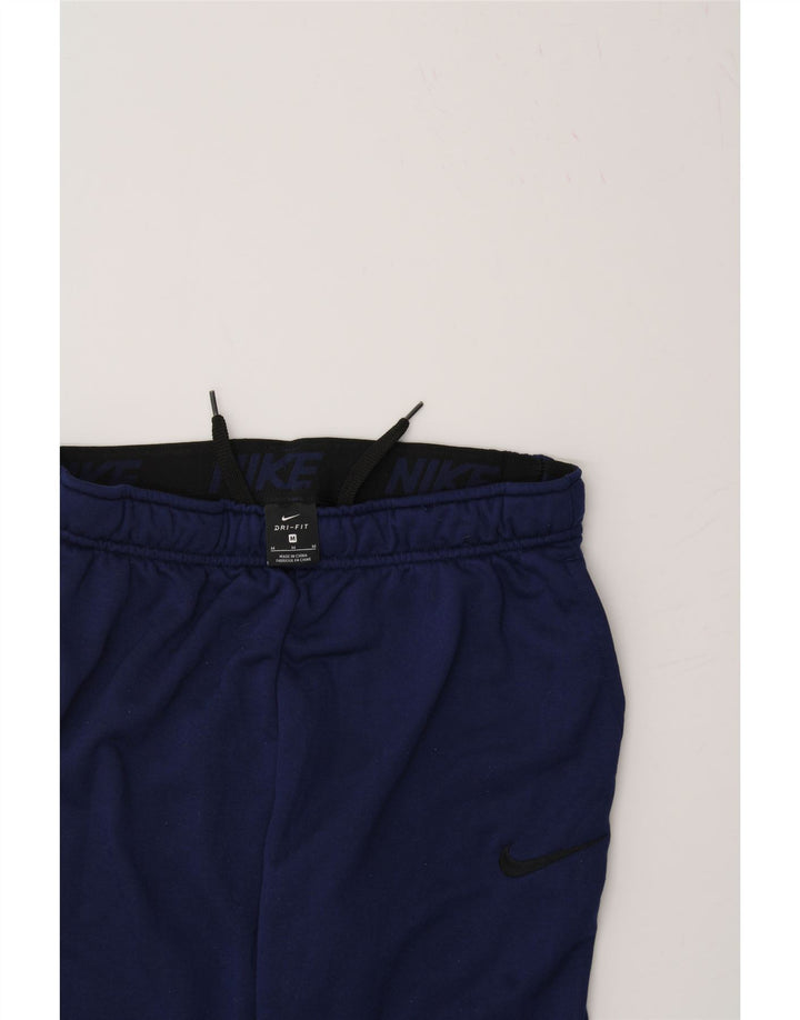 NIKE Mens Dri Fit Tracksuit Trousers Medium Navy Blue Polyester Vintage Nike and Second-Hand Nike from Messina Hembry 