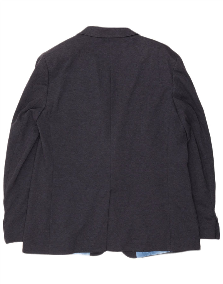 MARKS & SPENCER Herren-Blazer mit 2 Knöpfen, schmale Passform, UK 46, XL, Marineblau