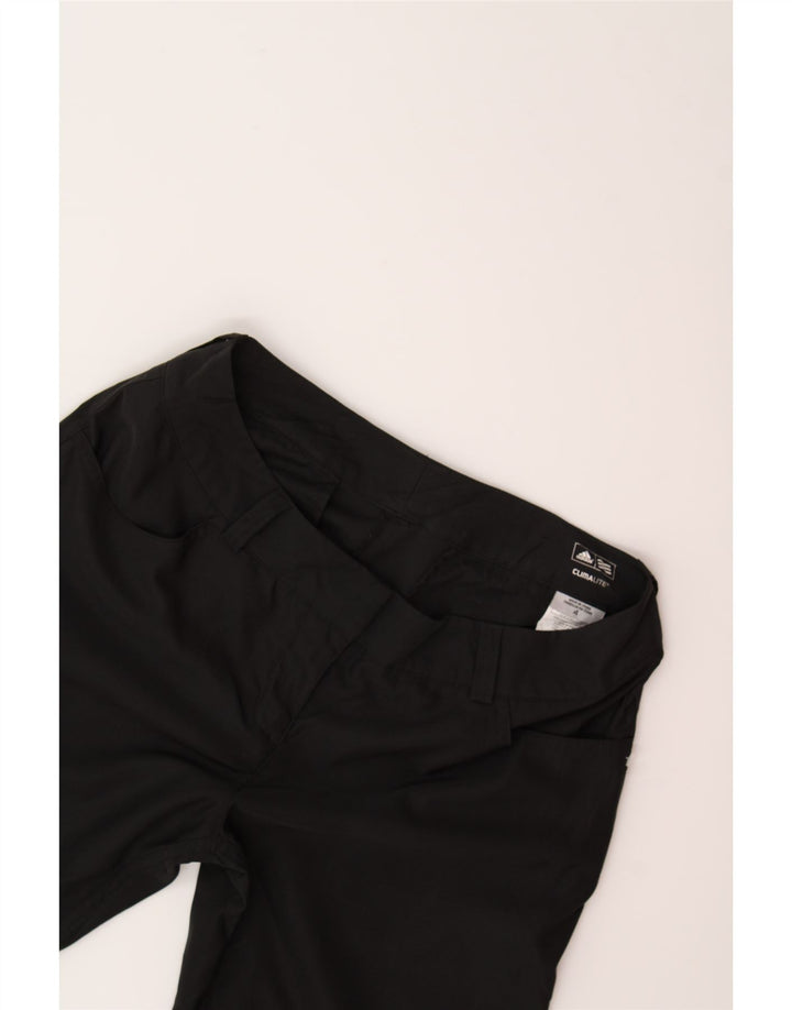 ADIDAS Womens Climalite Bermuda Shorts US 4 Small W27 Black Polyester Vintage Adidas and Second-Hand Adidas from Messina Hembry 