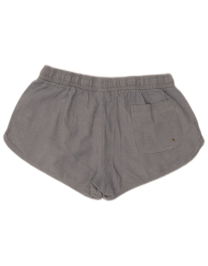 Nike Damen Casual Shorts Small W27 Graue Baumwolle