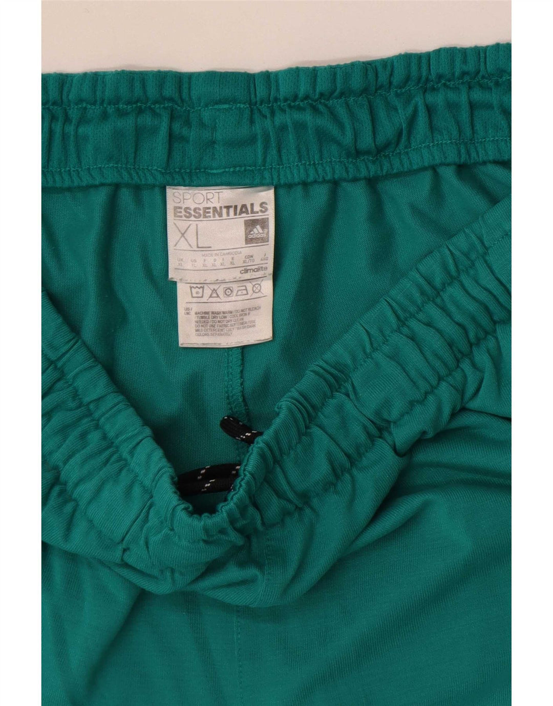 Adidas Herren Climalite Sport Shorts XL Grün Polyester