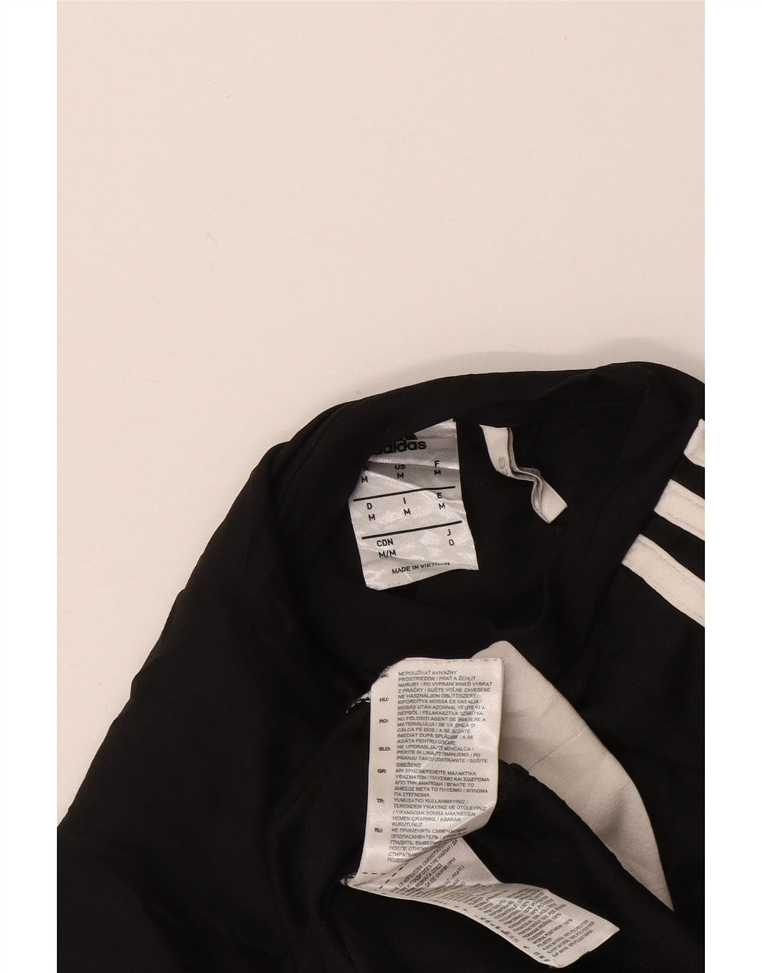 Adidas Herren Climalite T-Shirt Top Medium Schwarz Colourblock Polyester