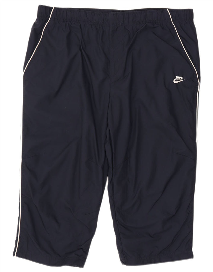 Nike Herren Capri-Trainingshose XL, marineblaues Nylon