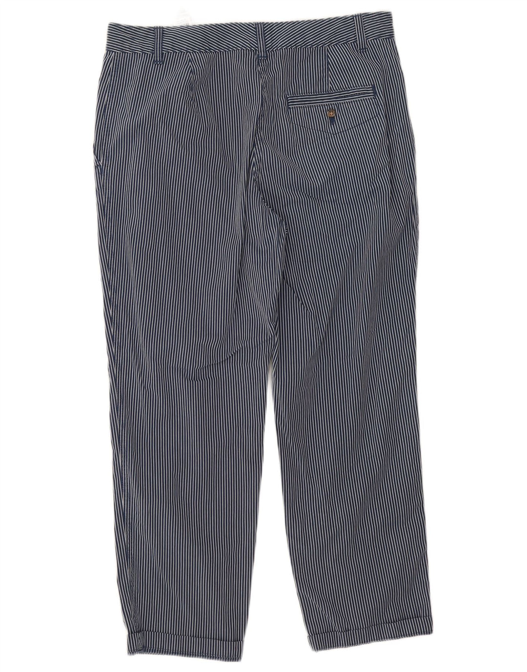 Marks & Spencer Damen-Hose, kurz geschnitten, UK 12, M, W32, L25, Marineblau