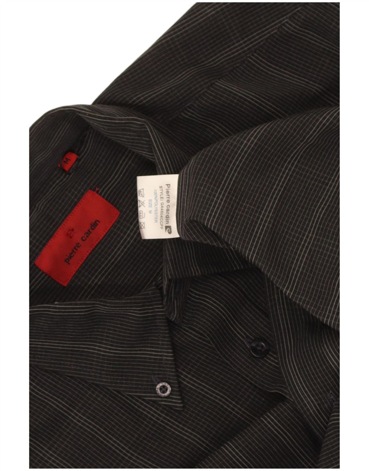 Pierre Cardin Herrenhemd Mittelschwarzes Karo-Polyester