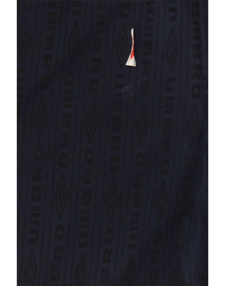Umbro Herren-Sport-Shorts mit Grafik, mittelgroß, marineblau, gestreift, Polyester