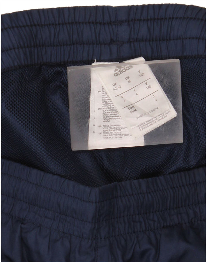 Adidas Herren-Trainingshose UK 40/42 Mittelmarineblaues Polyester
