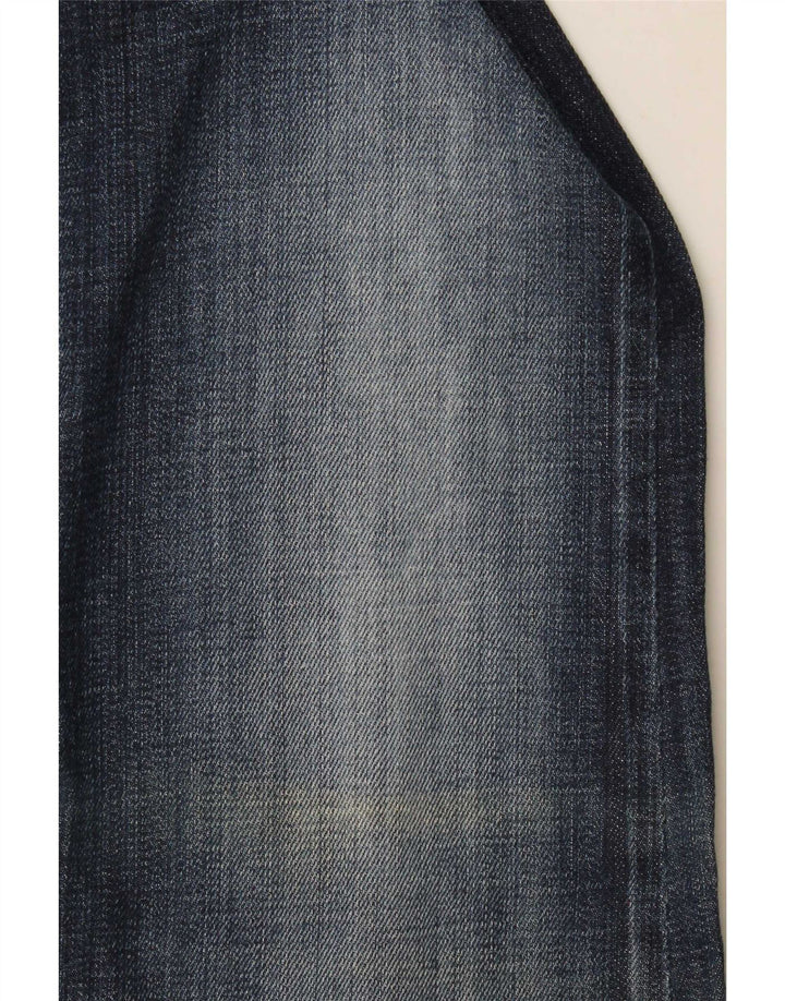 Levi's Damen 570 Straight Jeans W31 L31 Marineblaue Baumwolle