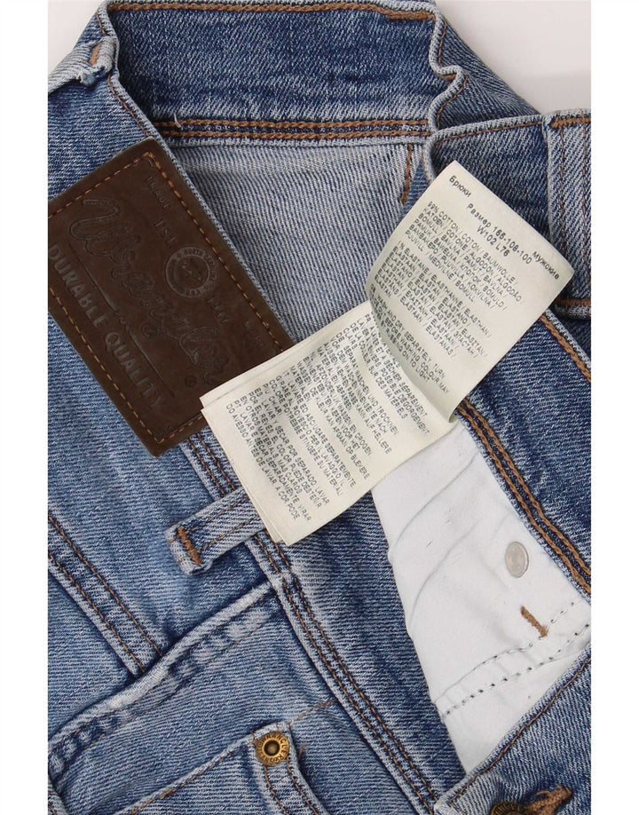 Wrangler Herren-Jeans mit normaler Passform, gerade Passform, Breite 40, Länge 30, Blau, Baumwolle