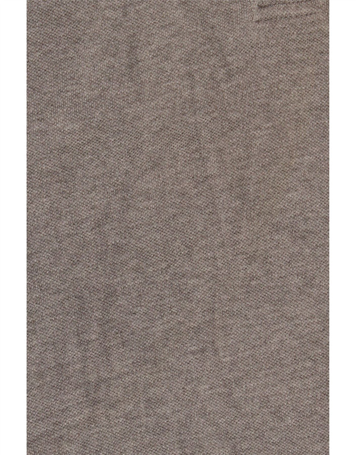 KAPPA Herren Langarm-Poloshirt, Größe L, Grau