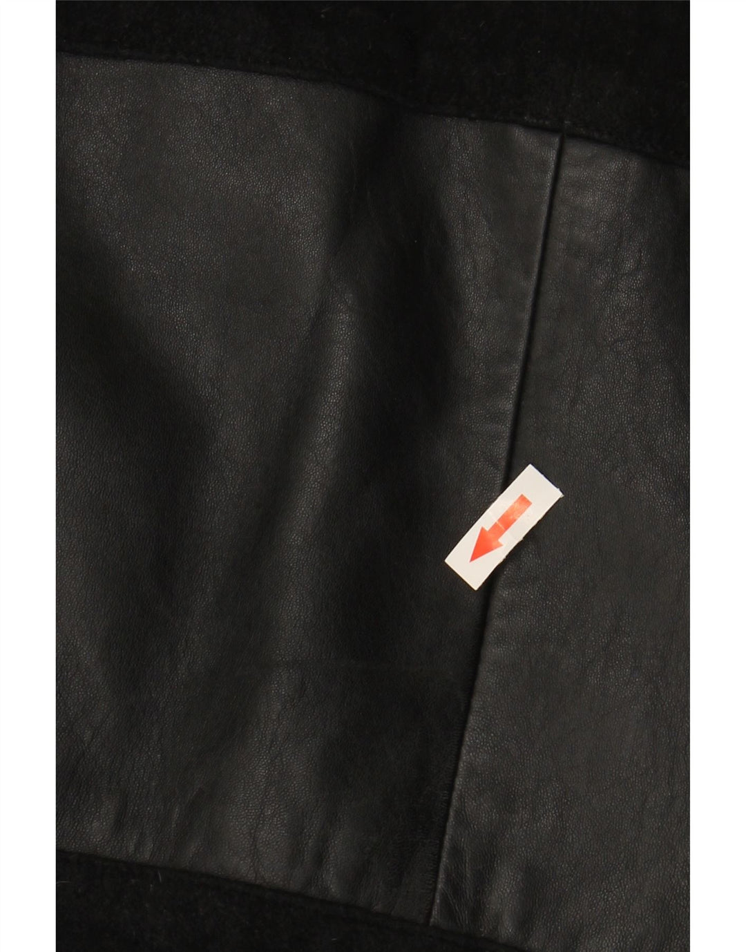 VINTAGE Damen Wildlederjacke IT 48 XL Schwarz