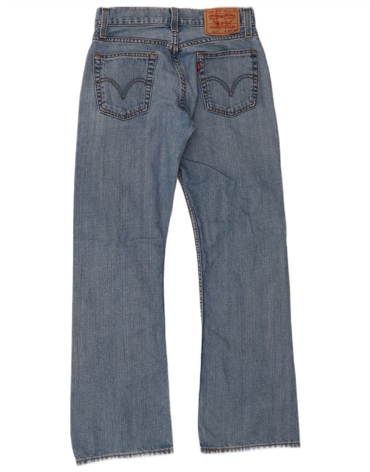 Levi's Damen 527 Bootcut-Jeans mit niedriger Taille, W29, L30, blaue Baumwolle