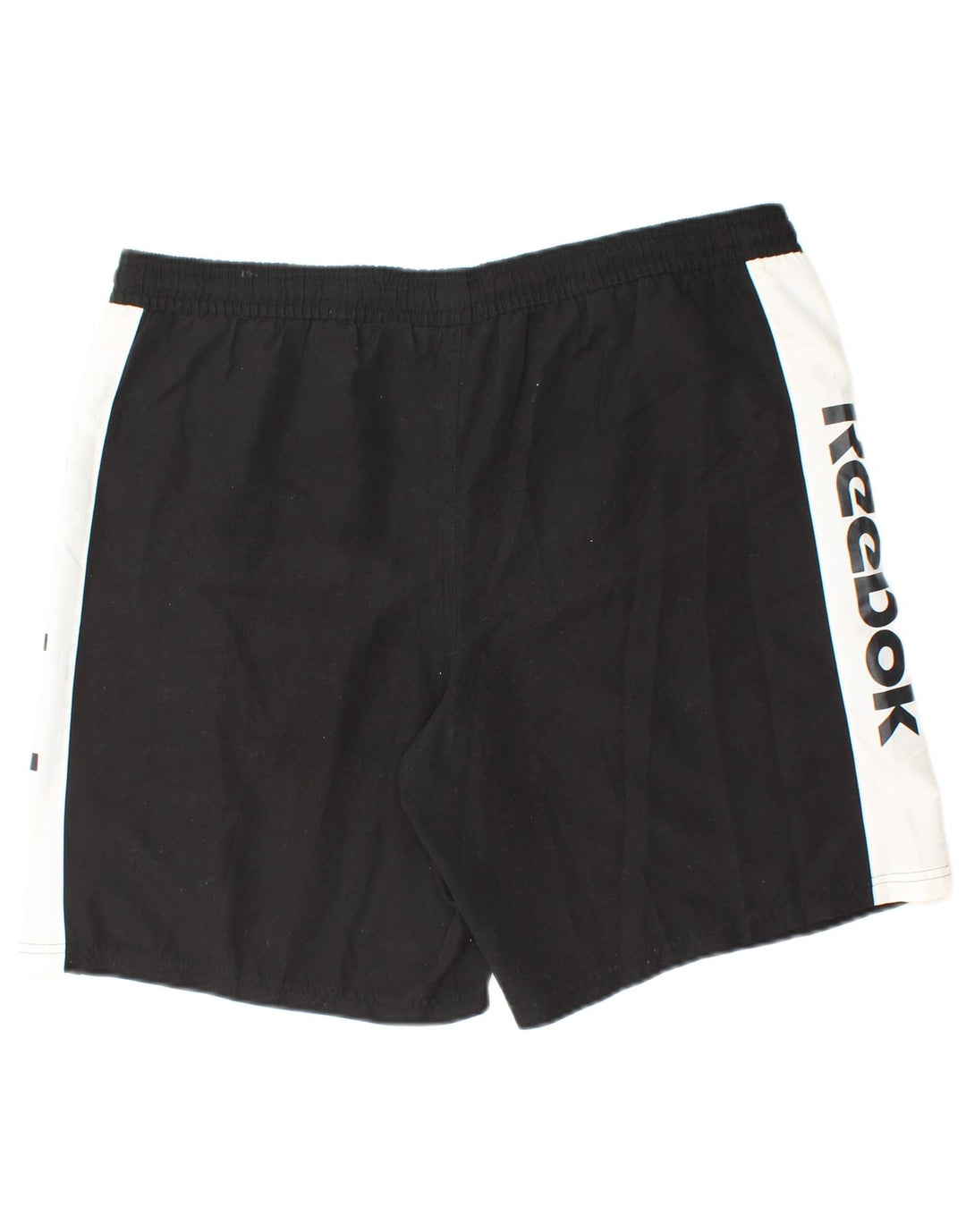 REEBOK Herren Graphic Sport Shorts XL Schwarz Colourblock Polyester