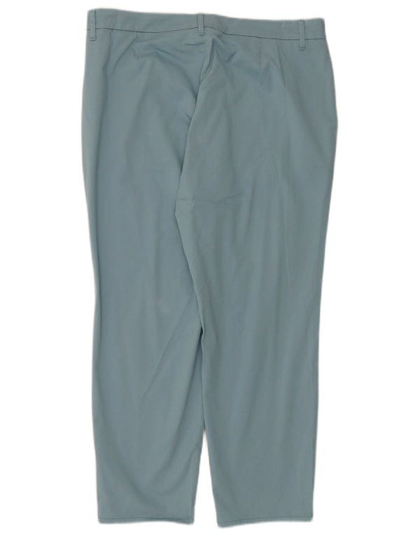 Marks & Spencer Damen Tapered Cropped-Hose UK 16 Large W34 L26 Blau