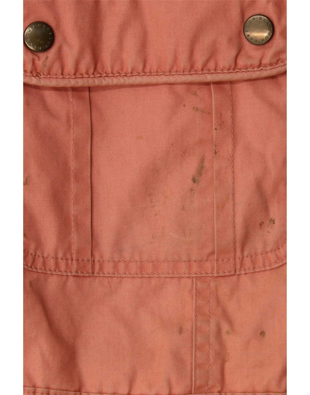 Barbour Damenjacke aus gewachster Baumwolle, UK 12, Mittelrosa