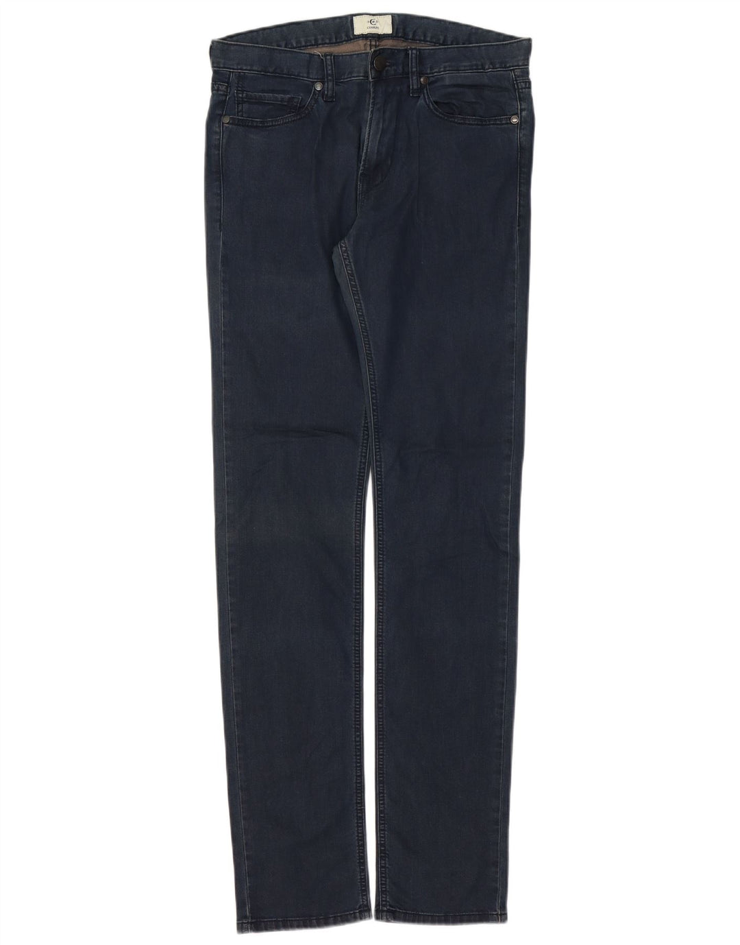 CERRUTI 1881 Damen Slim Jeans W29 L34 Marineblaue Baumwolle