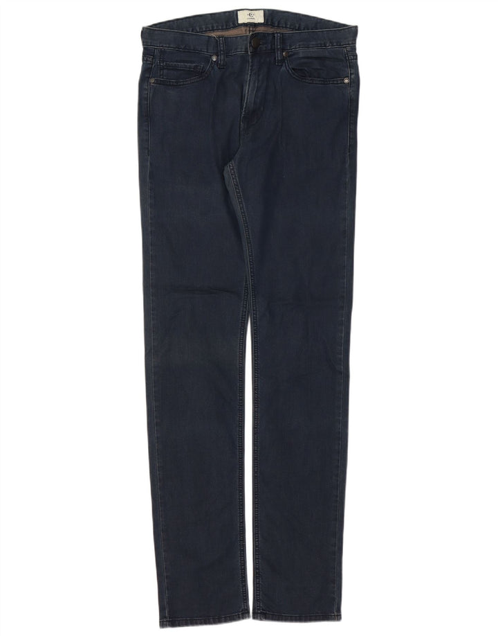 CERRUTI 1881 Damen Slim Jeans W29 L34 Marineblaue Baumwolle