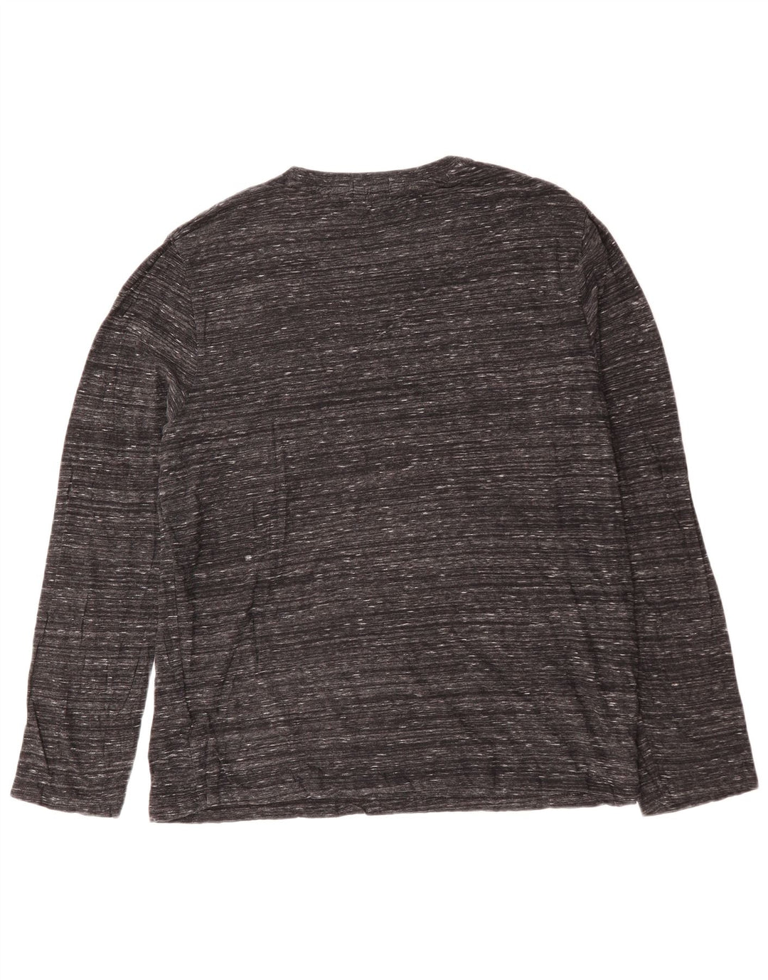 SUPERDRY Herren-Oberteil, langärmelig, 3XL, grau meliert, Baumwolle