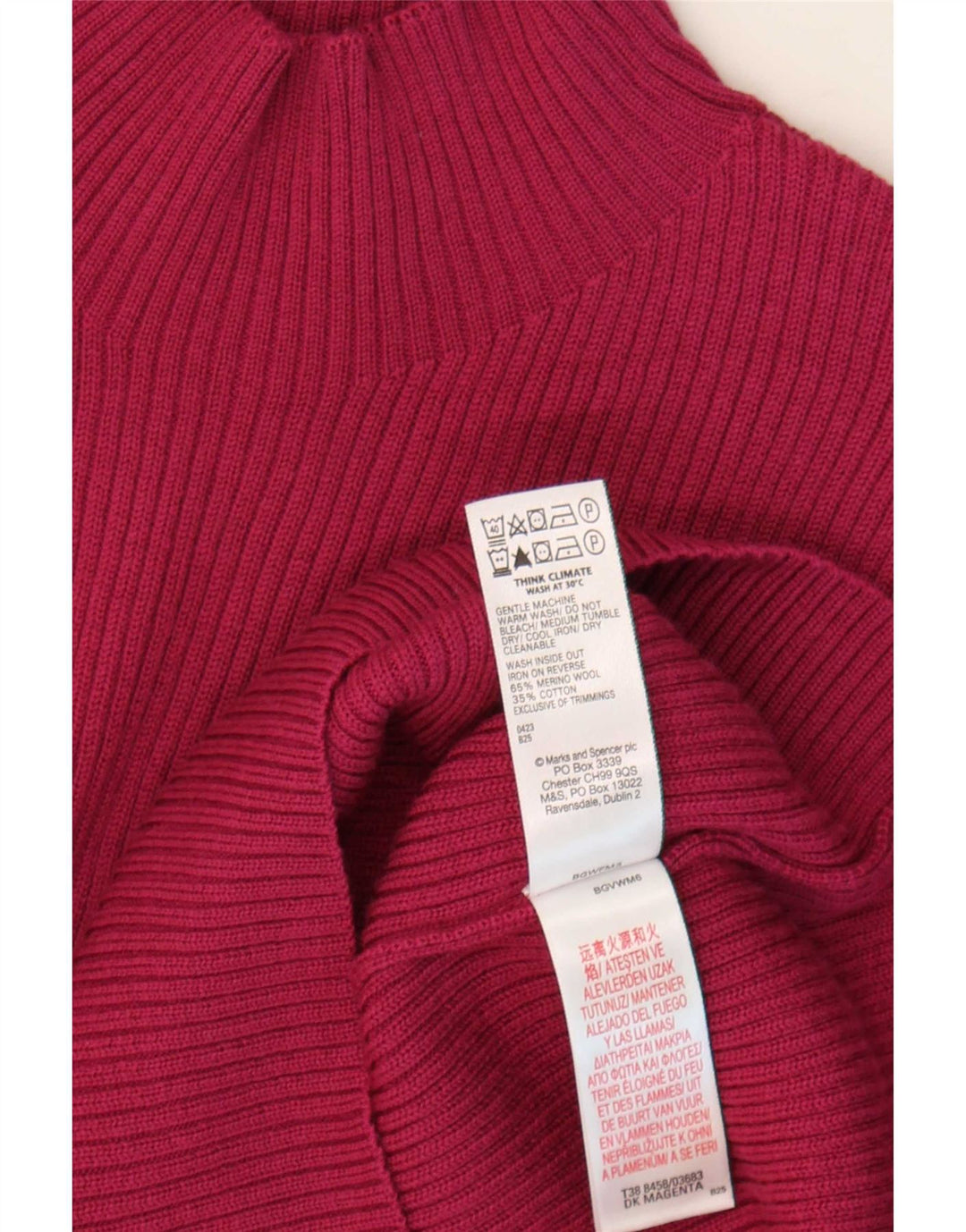 Marks & Spencer Damen-Pullover mit Rollkragen, Gr. 14, Lila