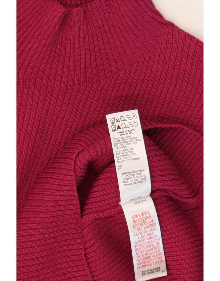 Marks & Spencer Damen-Pullover mit Rollkragen, Gr. 14, Lila