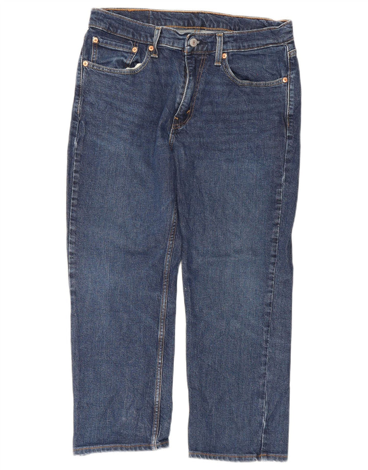 Levi's Herren 514 Straight Jeans W33 L23 Blaue Baumwolle