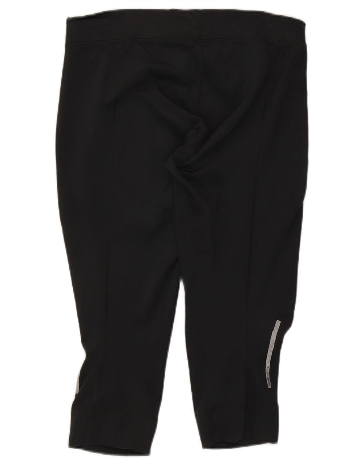 Adidas Damen Climalite Capri Leggings UK 16/18 Large Grau Polyester