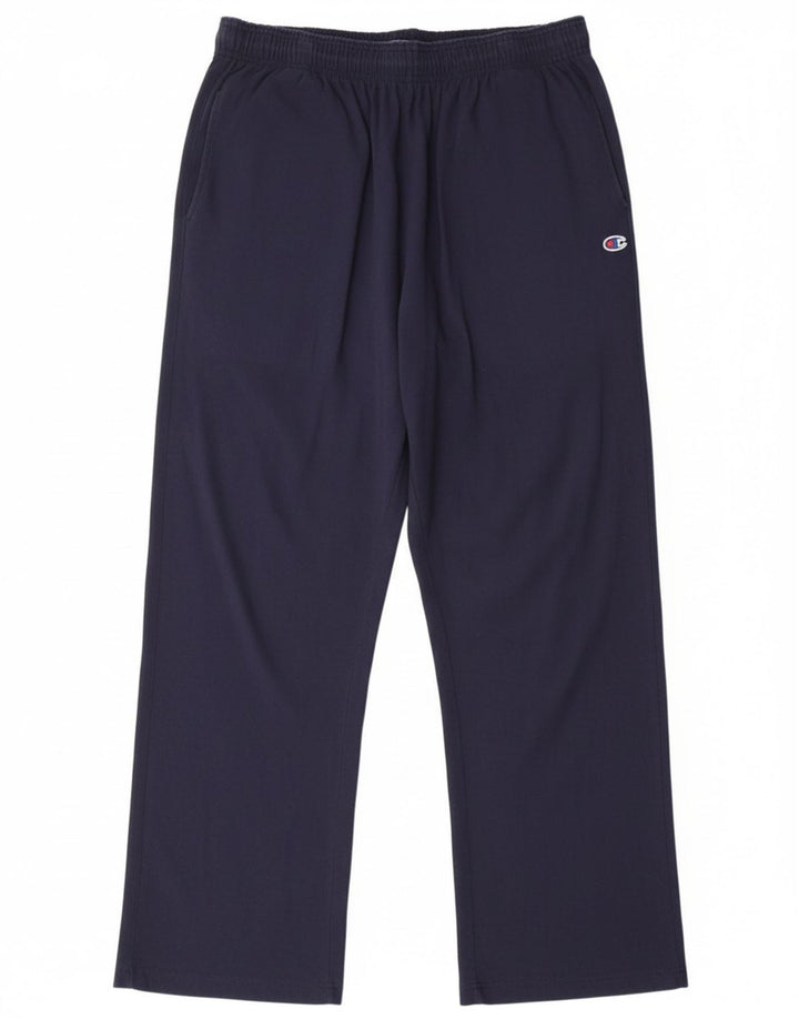 CHAMPION Mens Tracksuit Trousers 2XL  Navy Blue Cotton