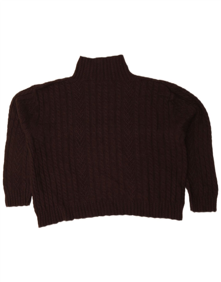 Marks & Spencer Rollkragenpullover für Damen, Gr. 40, Braun