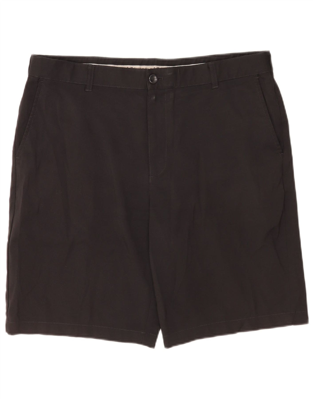 Izod Herren Chinoshorts W36 Large Schwarz Polyester