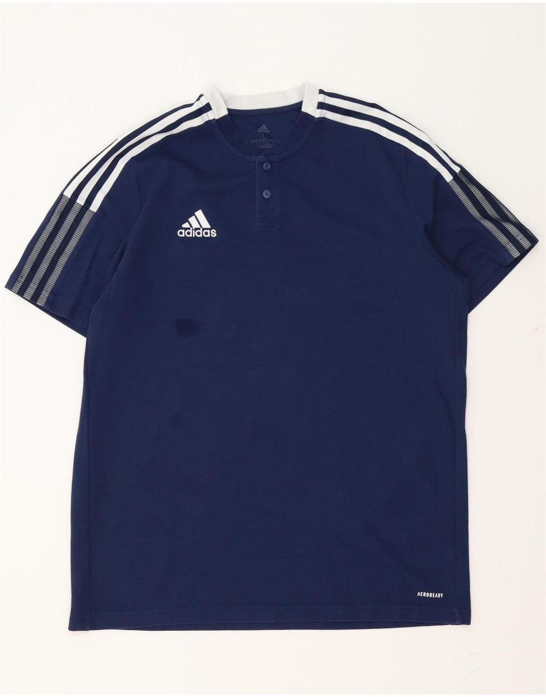 ADIDAS Herren Aeroready T-Shirt Top Large Marineblau
