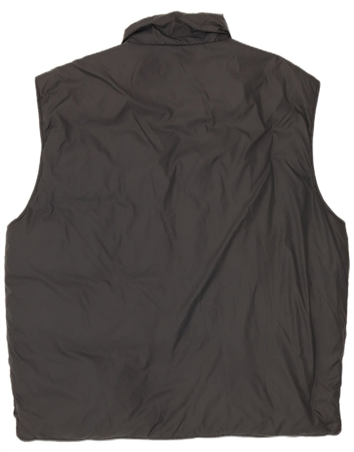 Canadiens Herren Wattierte Weste UK 44 2XL Graues Nylon
