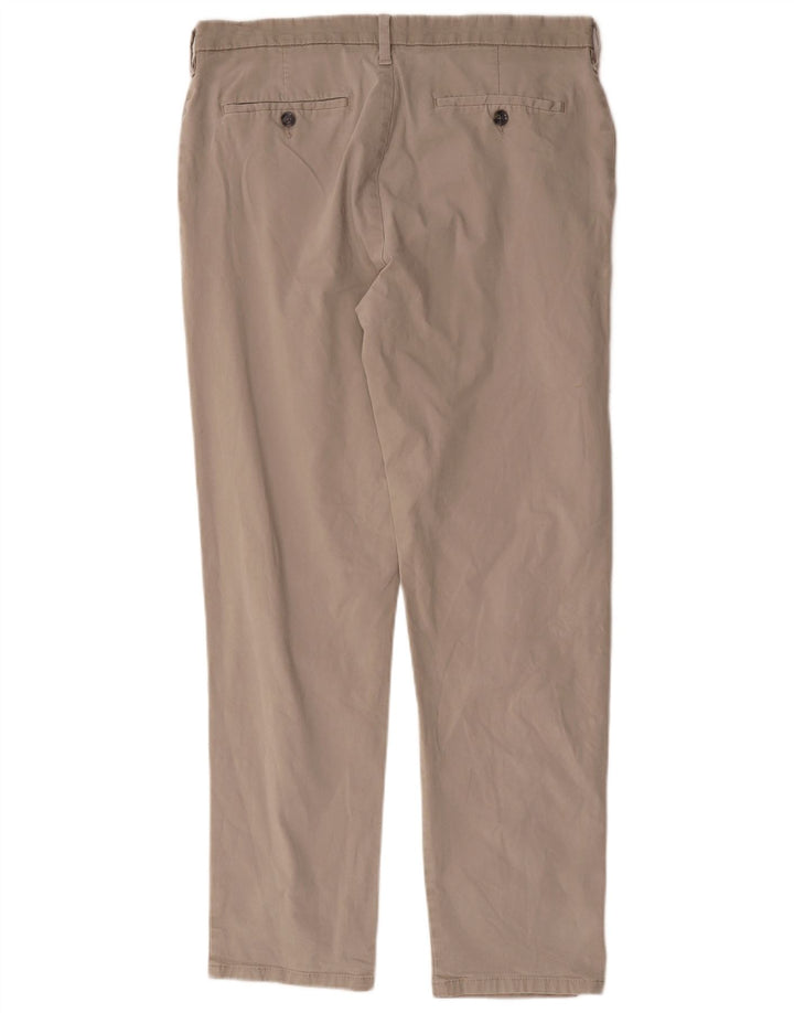 Marks & Spencer Slim Chino-Hose für Herren, W34, L31, graue Baumwolle