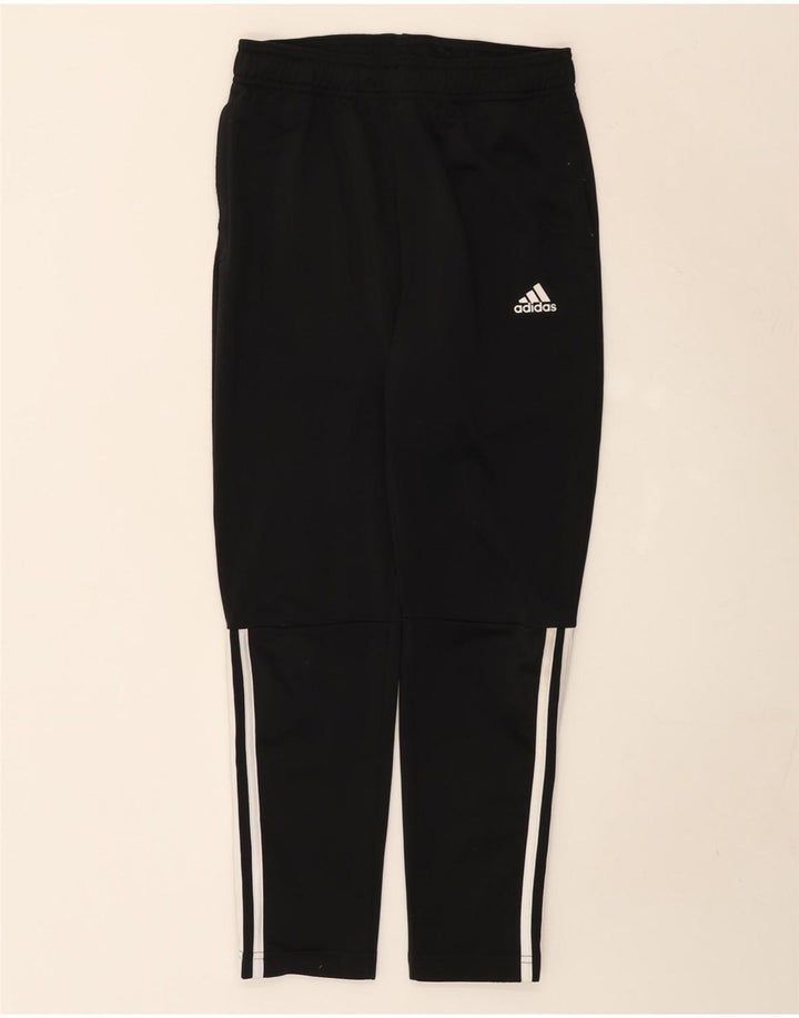 Adidas Trainingshose für Jungen, 11–12 Jahre, schwarzes Polyester