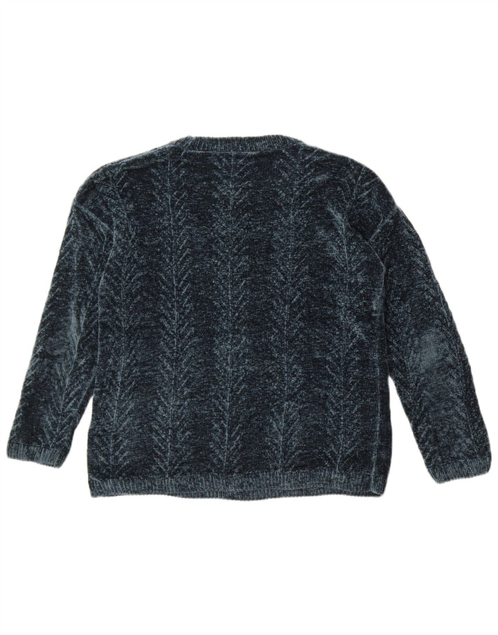 Orvis Damen-Pullover mit Rundhalsausschnitt, UK 14, Mittelgrün, Polyester